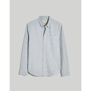 Madewell The Vintage-Worn Oxford Shirt, NJ710 Size Medium Flaw